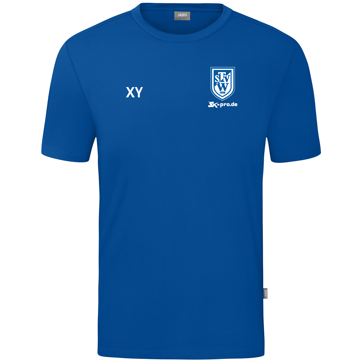 JAKO T-Shirt Organic  inkl.Wappen und Vereinsname (Initialen optional)