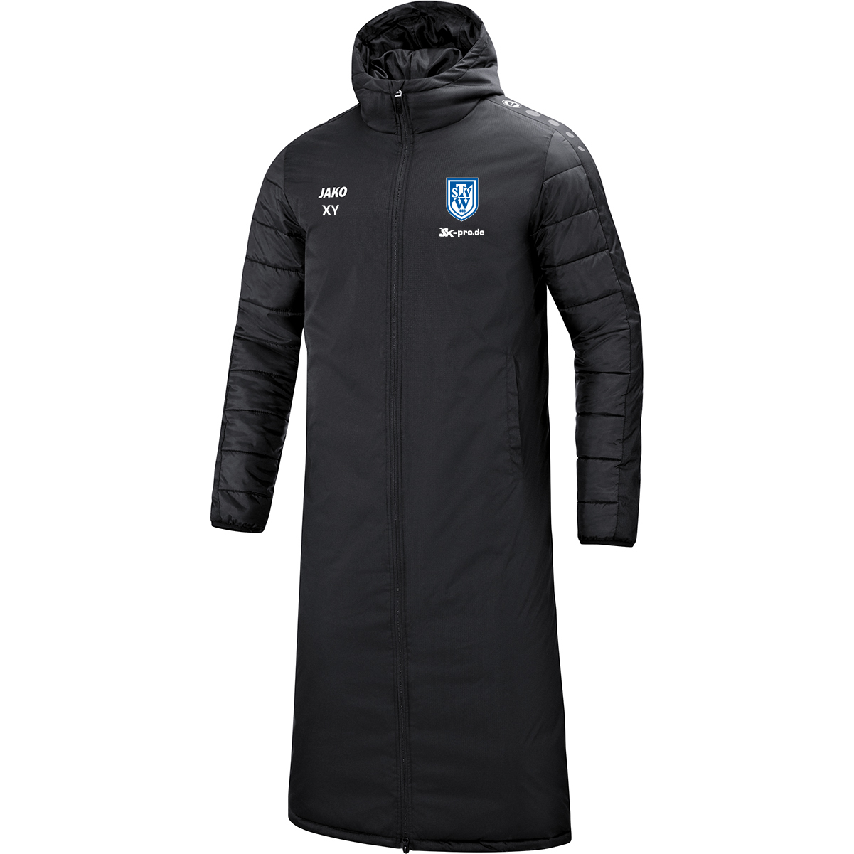 JAKO Bankmantel Team inkl.Wappen und Vereinsname (Initialen optional)