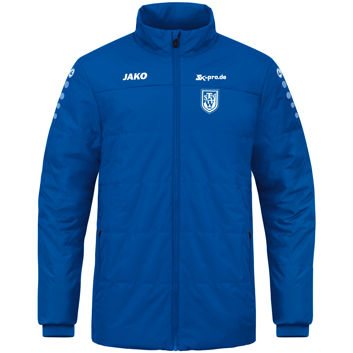 JAKO Coachjacke Team inkl.Wappen und Vereinsname (Initialen optional)