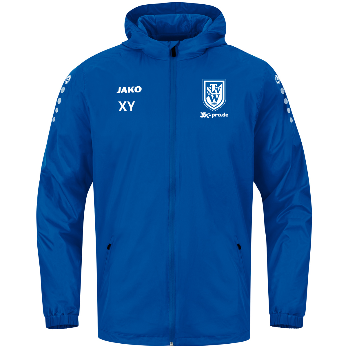 JAKO Allwetterjacke Team 2.0 inkl.Wappen und Vereinsname (Initialen optional)