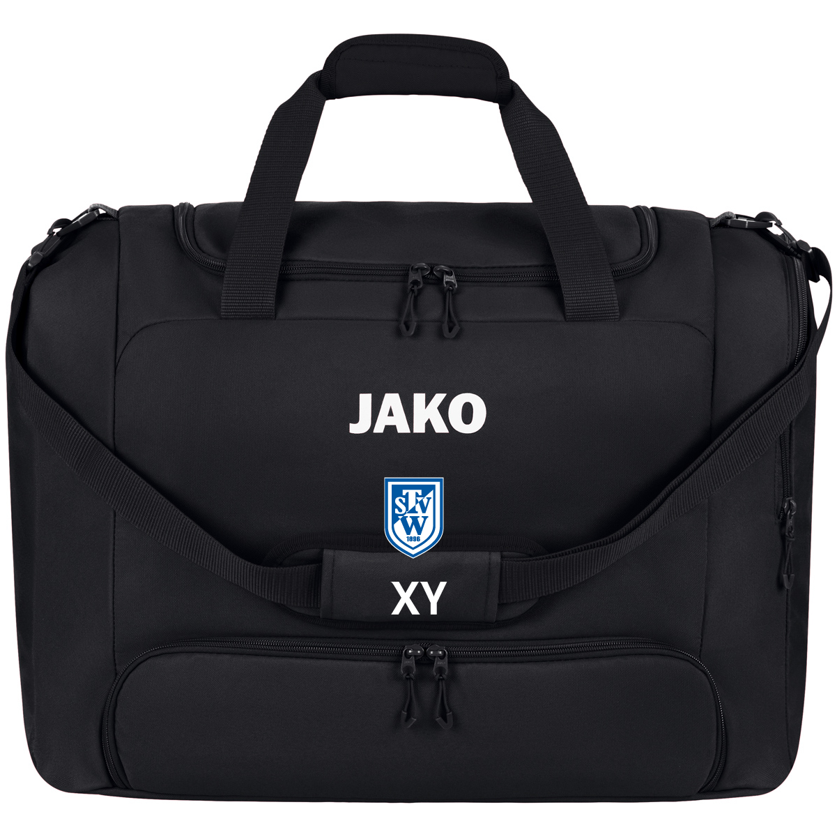 JAKO Sporttasche One mit Bodenfach inkl.Wappen (Initailen optional)