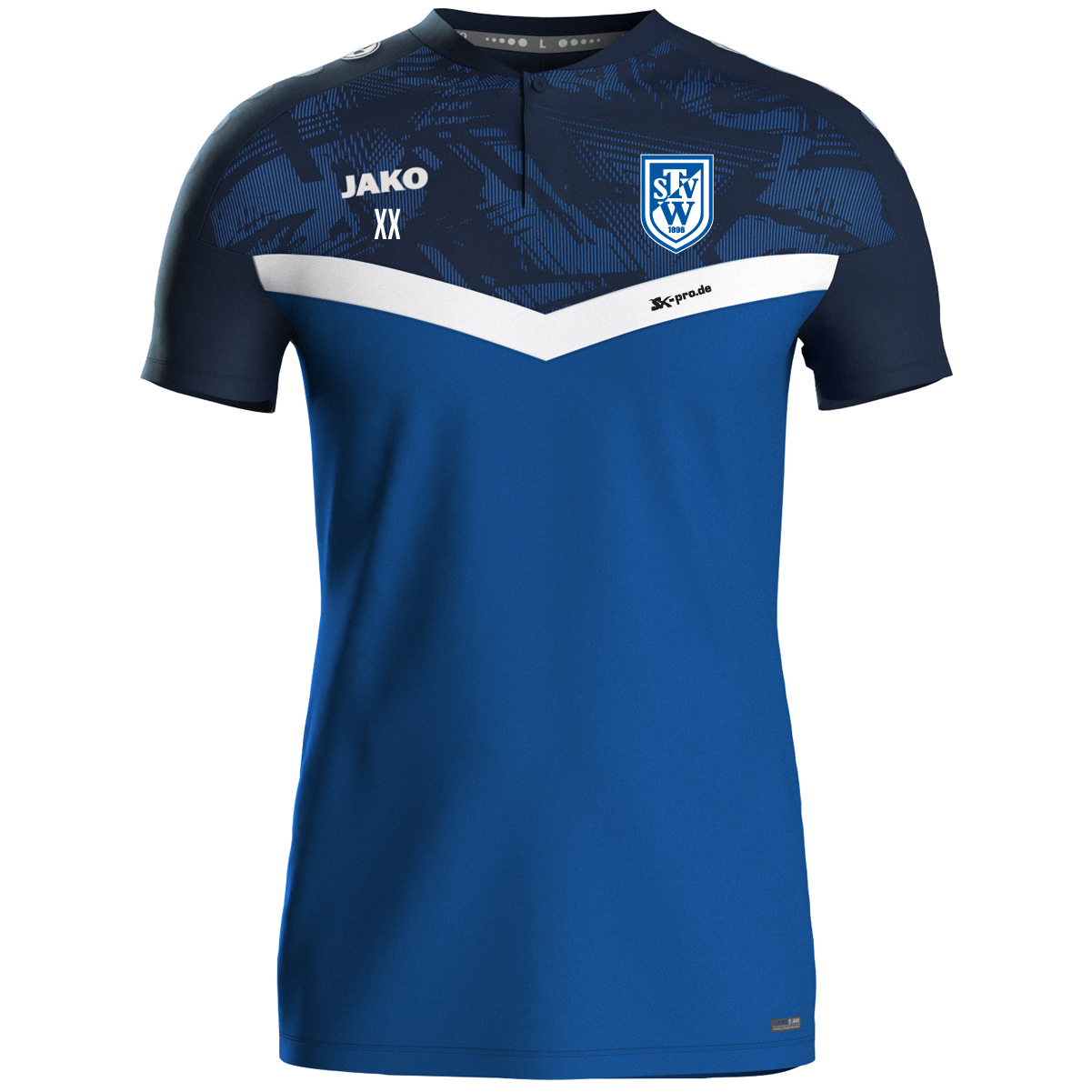 JAKO Polo Iconic inkl.Wappen und Vereinsname (Initialen optional)
