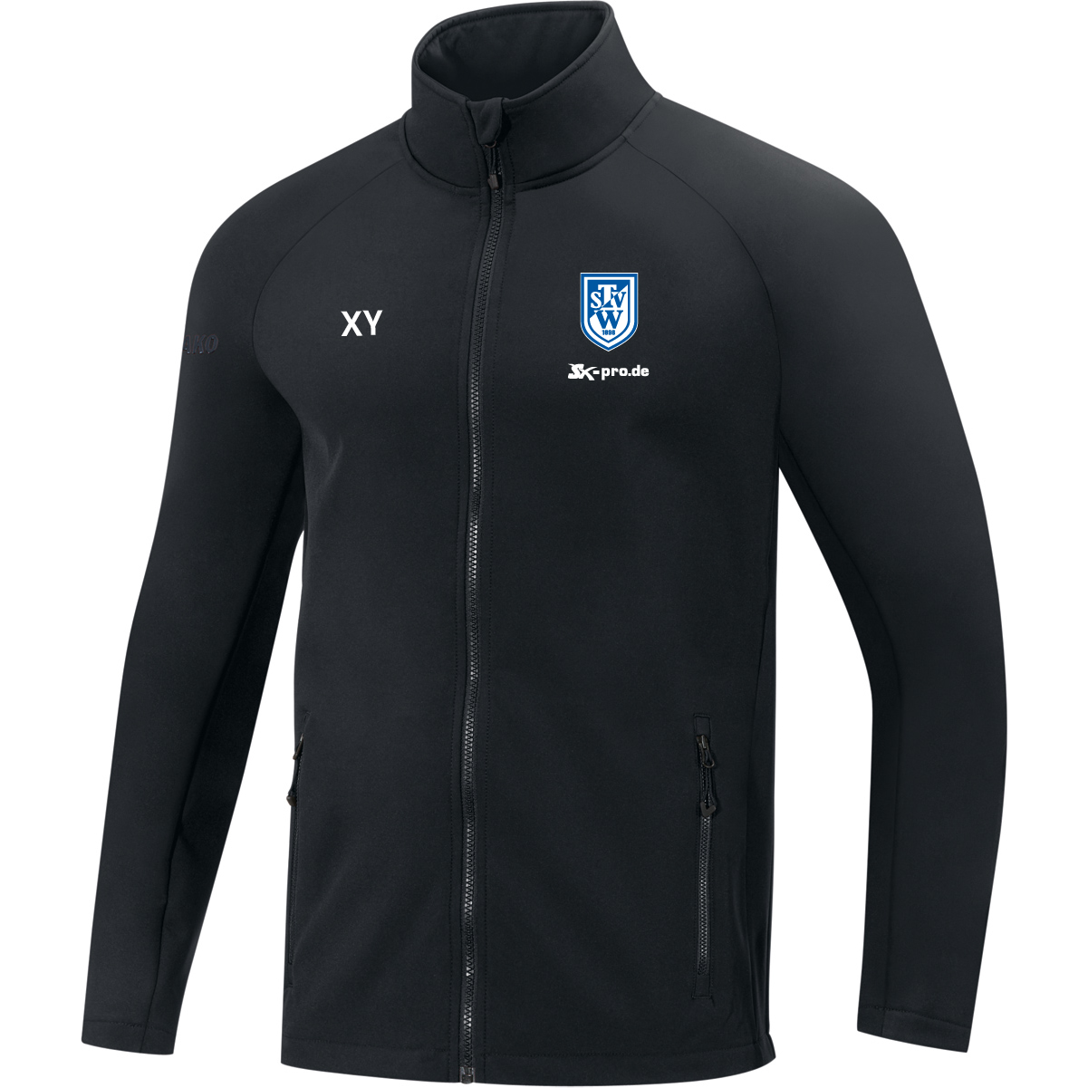 JAKO Softshelljacke Team inkl.Wappen (Initialen optional)