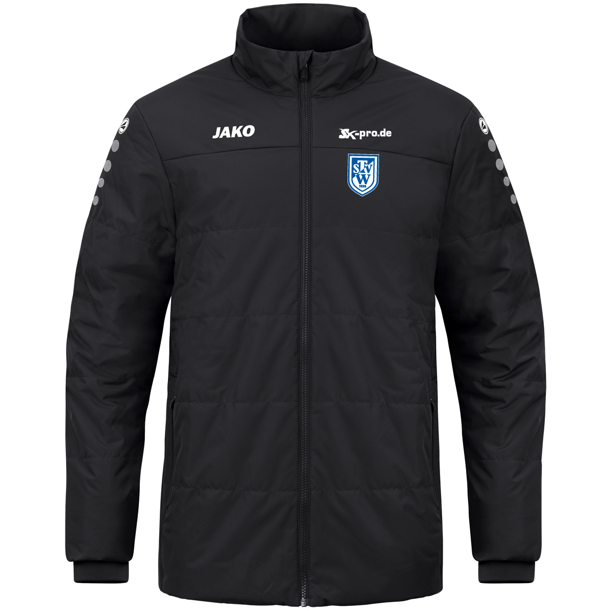 JAKO Coachjacke Team inkl.Wappen und Vereinsname (Initialen optional)