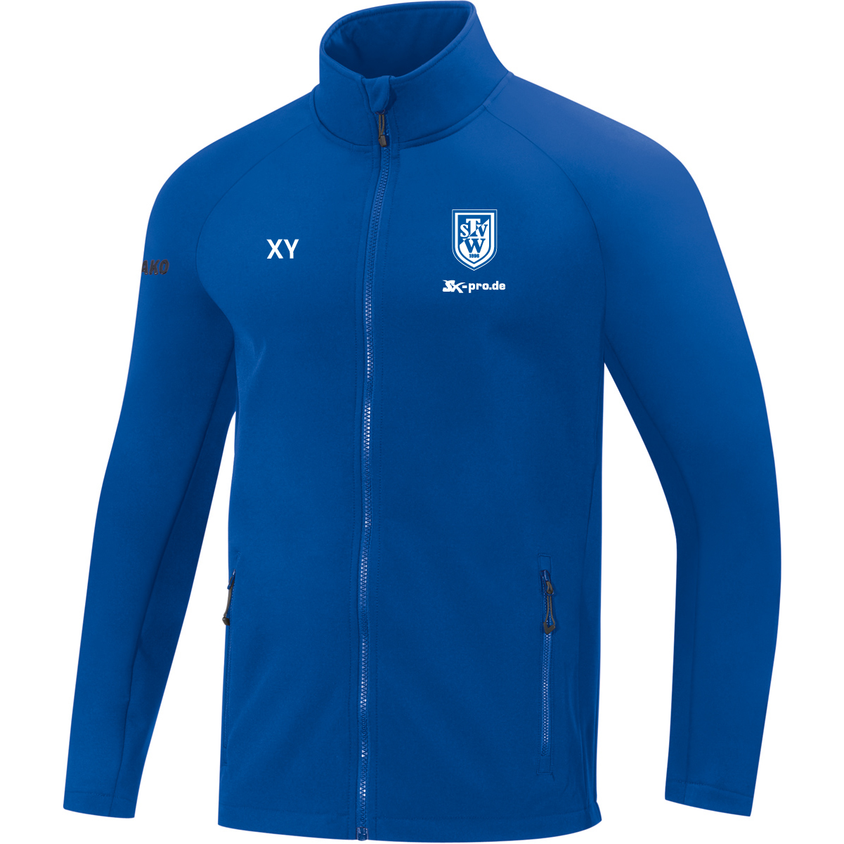 JAKO Softshelljacke Team inkl.Wappen (Initialen optional)