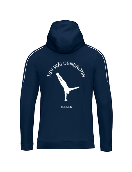 Kapuzenjacke Classico -Turnen männlich- inkl. Wappen und Vereinsname (Initialen optional)