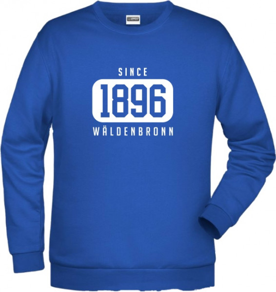 Herren Sweater royal inkl. Druck