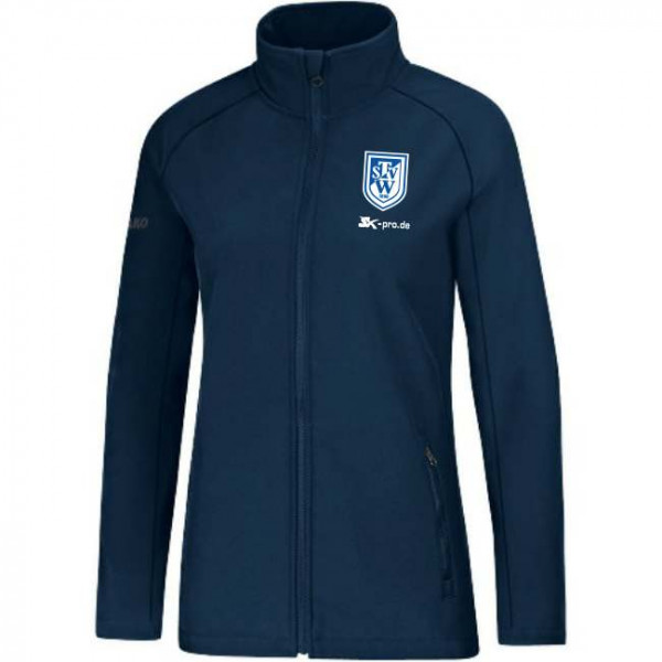 Damen Softshelljacke Team inkl. Wappen u. Vereinsname (Initialen optional)