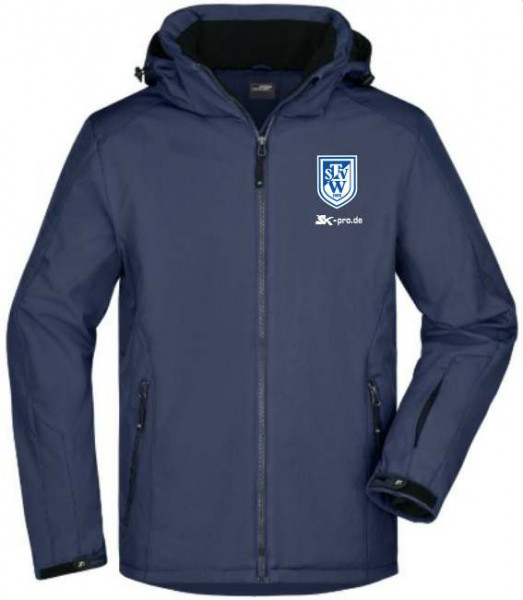 Wintersoftshelljacke inkl. Wappen u. Vereinsname (Initialen optional)